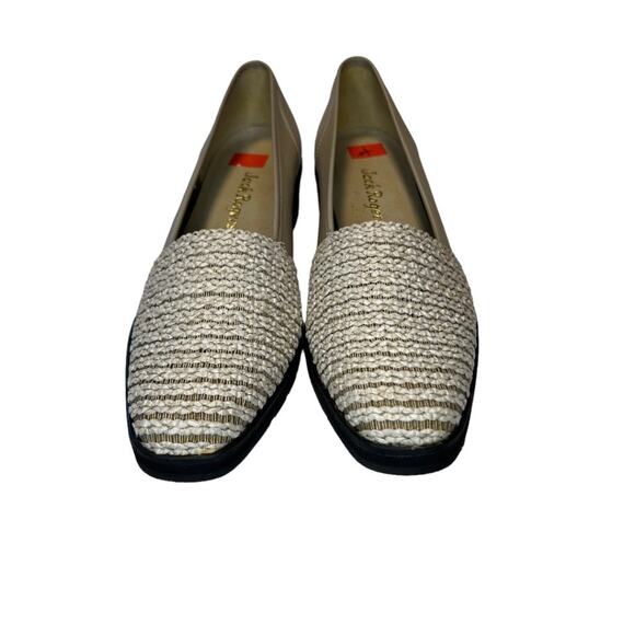 Jack Rogers Women's Slip On Wedge Pump Shoes Woven Fabric Toe Slip On Size 8.5N - Picture 3 of 12
